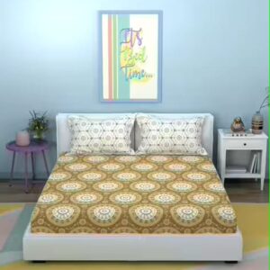 Stellar Marigold Double Bedsheet