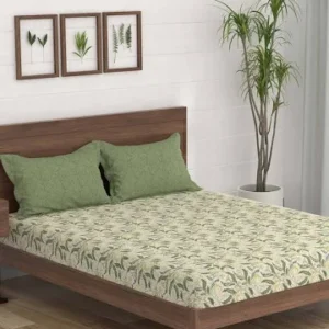 Portico New York Morning Glory Elastic Fitted Double Bedsheet