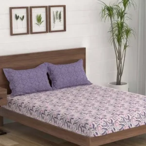Portico New York Morning Glory Elastic Fitted  Double Bedsheet