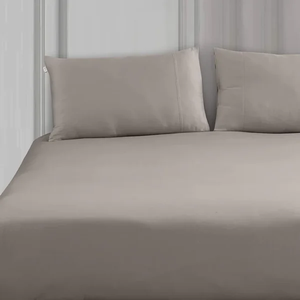 Portico Plain Doublebed Bedsheet - Image 4