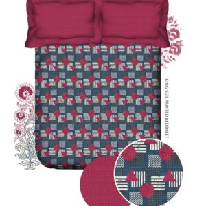 Trident Carnival Gold Double Bedsheet