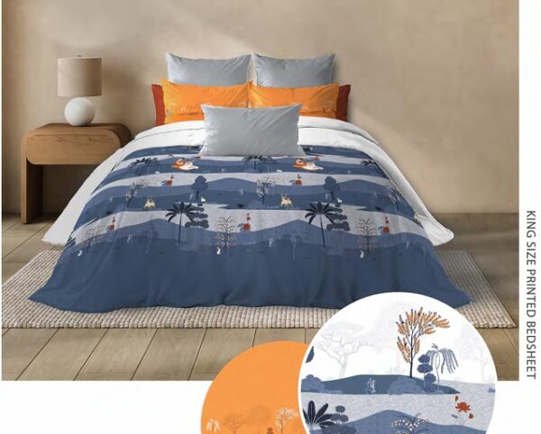 Trident Vasant Double Bedsheet